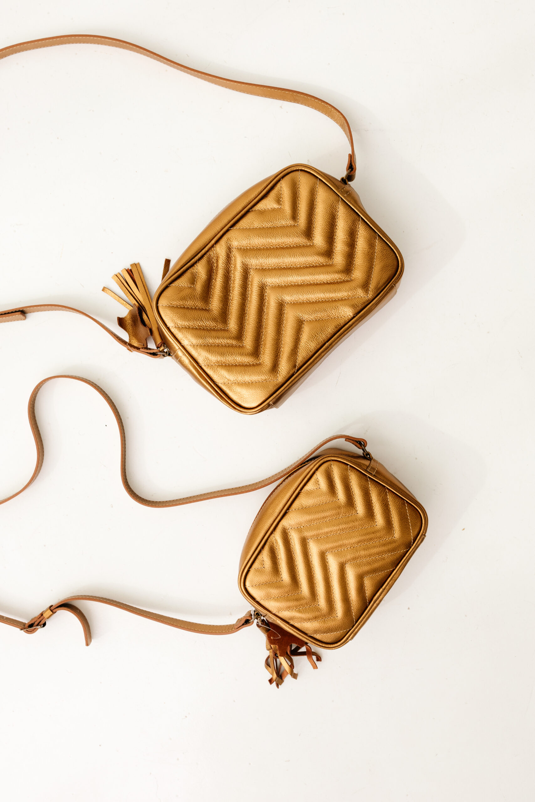 Bolsa Feminina Couro Zizzag