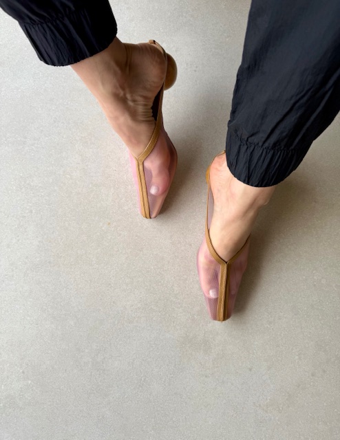 Mule em Couro e Tela Siena - Imagem 5