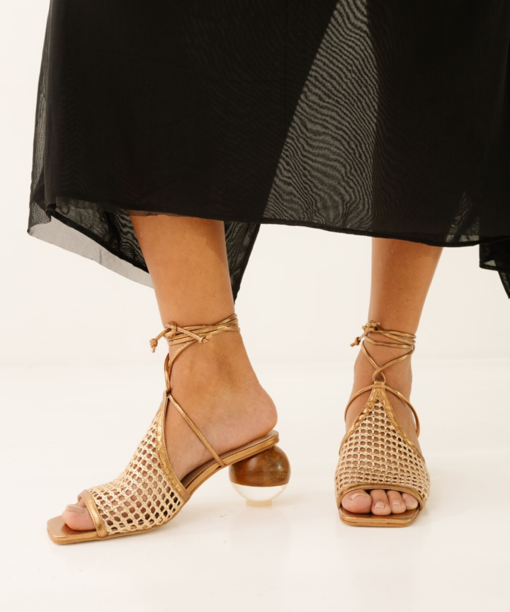 Sandália Salto Médio Viena