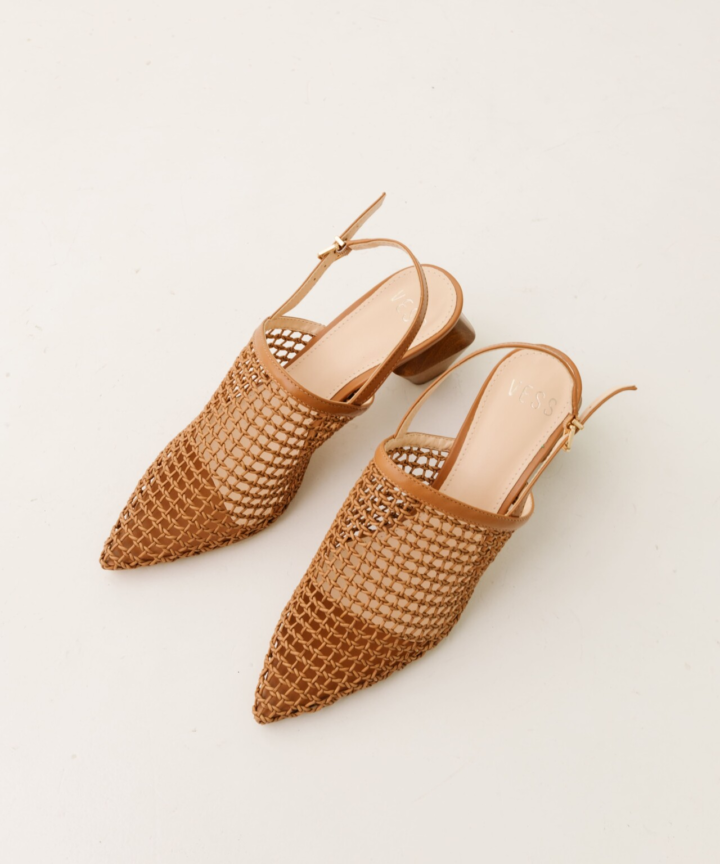 Sapato Slingback Couro Idaho
