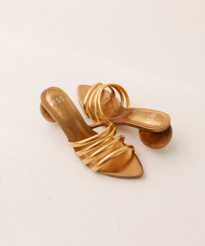 Tamanco Salto Madeira Saint Tropez