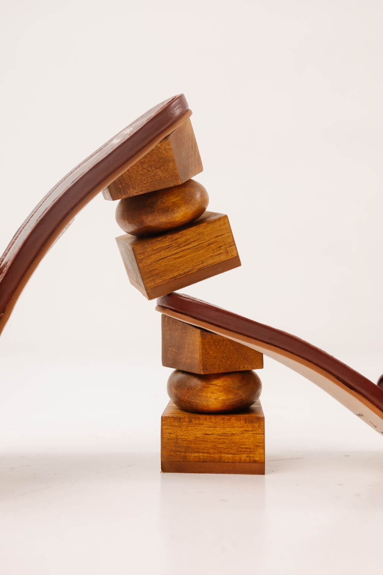 Tamanco em Salto Madeira Mykonos - Imagem 4