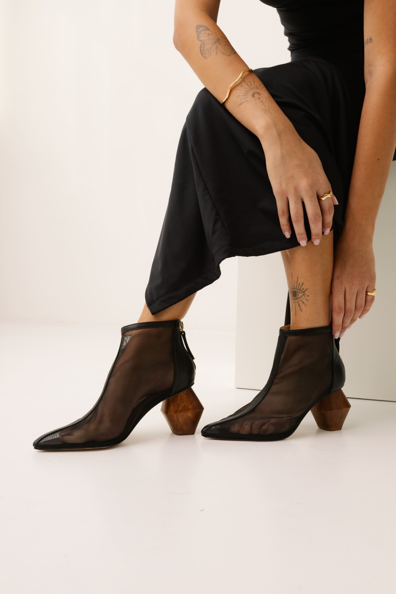 Bota Feminina Transparente Patrícia