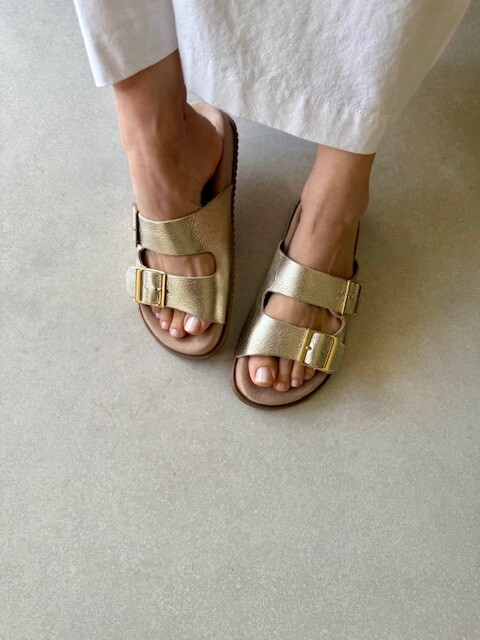 Sandália Feminina Couro Birk