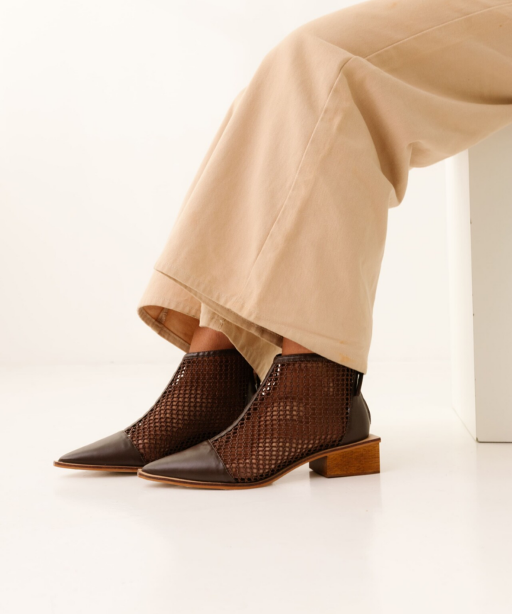 Bota em Couro Telado Treccia