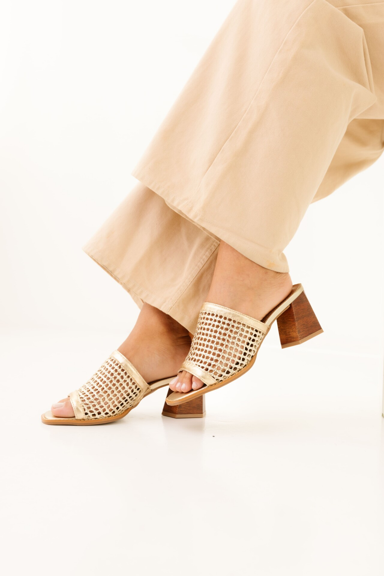 Tamanco em Couro Telado Donna - Imagem 4